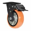 Vestil Poly Swivel Caster with Total Brake, 6" x 2", 837 lb Capacity CST-E6-6X2PUP-SWTB